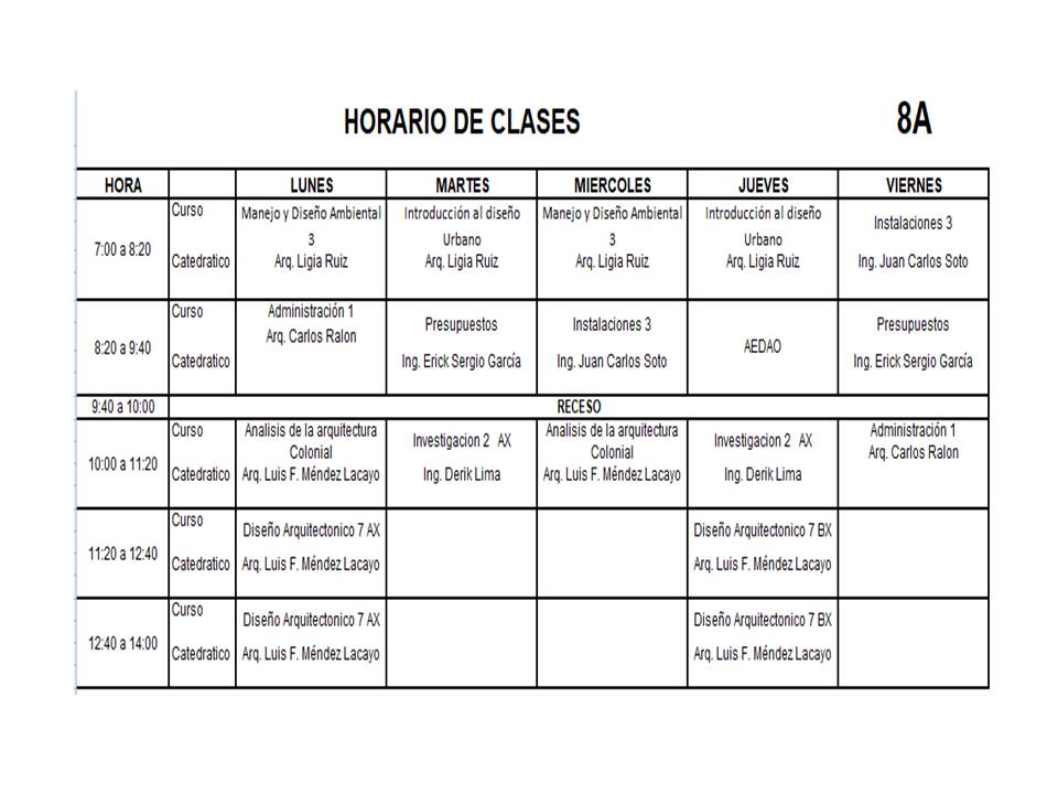 Horario de Clases Segundo Semestre 2021 5/17